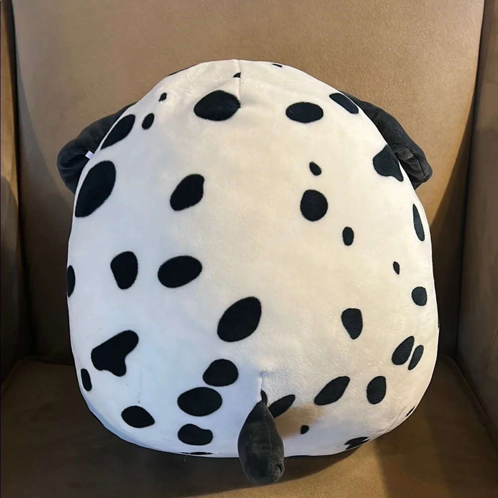 Squishmallow Dalmatian Plush Toy - Black and White